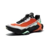 Kailas Fuga Du Trail Running Shoes - White/Sunset Orange